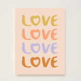 LOVE Art Print for Kids by Hibou Home