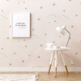 Starry Sky wallpaper - Pale Rose/Gold