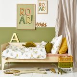 ROAR! Kids Art Print by Hibou Home