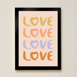 LOVE Art Print for Kids by Hibou Home
