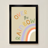 Over the Rainbow Kids Art Print by Hibou Home