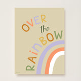 Over the Rainbow Kids Art Print by Hibou Hom