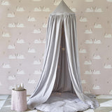 Linen Canopy - Silver Grey
