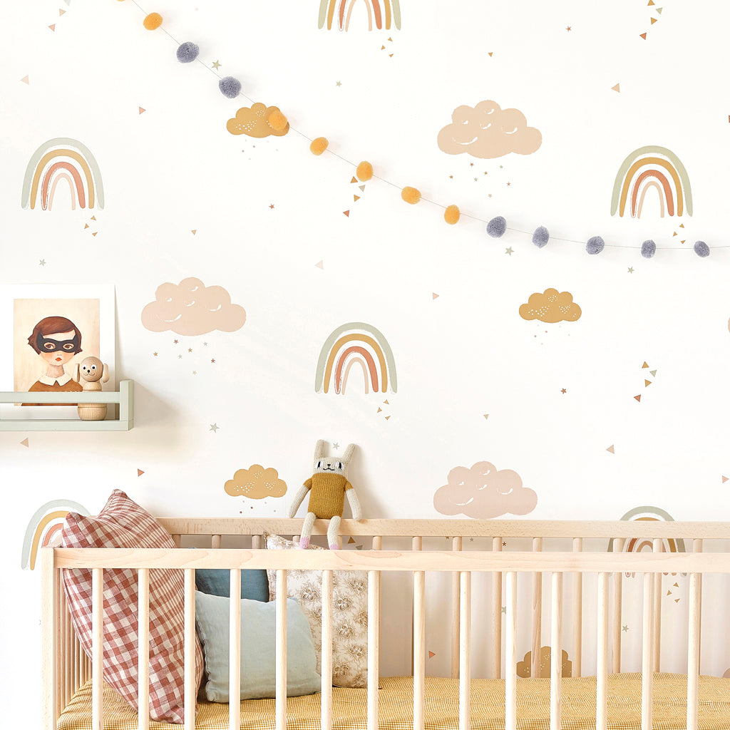 Rainbows wallpaper by Hibou Home