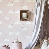 Swans wallpaper by Hibou Home