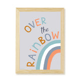 Over the Rainbow Art Print  for kids by Hibou Home